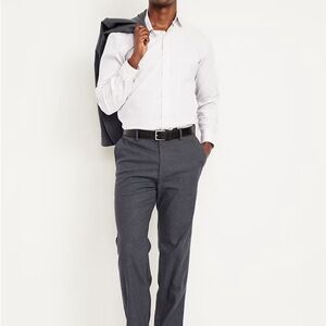 Old Navy 90s Straight Charcoal Trousers
